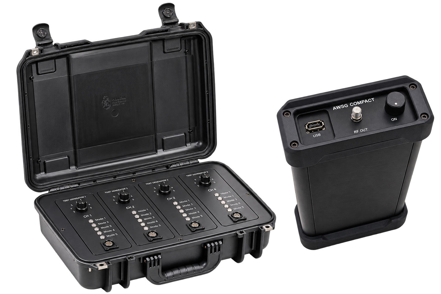 AWSG Field and AWSG Compact combined GNSS CRPA test systems